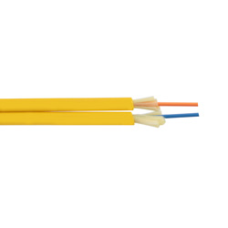 Picture of 1-Meter Interval OM1 MMF 62.5/125 Duplex Fiber Cable 3.0mm OD Yellow OFNP