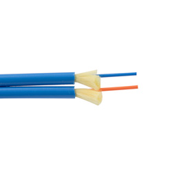 Picture of 1-Meter Interval OM1 MMF 62.5/125 Duplex Fiber Cable 3.0mm OD Blue OFNR