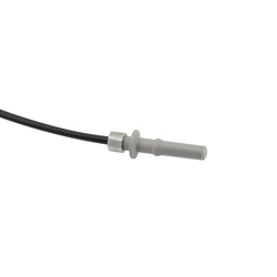 Picture of HFBR-4501 Simplex Fiber Connector for 1.0mm POF, Non-Latching, Grey for 2.2mm OD Cable