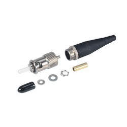 Picture of MIL M83522 ST Connector, Multimode Non-Locking Stainless Steel for 2mm fiber