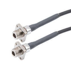 Picture of Fiber Optic Outdoor patch cable, Duplex SMF(G.657.A2), 2 core AARC(Socket) to 2 core AARC(Socket) with Armored 7.0mm LSZH jacket, 1M