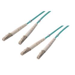 Picture of OM4 50/125  Multimode Fiber Cable, Dual LC / Dual LC, 10.0m