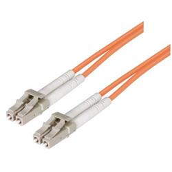 Picture of OM1 62.5/125, Multimode Fiber Cable, Dual LC / Dual LC, Orange 1.0m