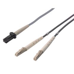 Picture of OM1 62.5/125, Multimode Plenum Fiber Cable MTRJ / Dual LC, 2.0m