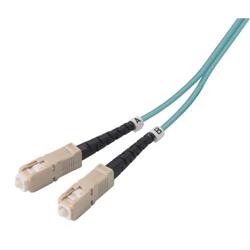 Picture of OM3 50/125, 10 Gig Multimode Fiber Cable, Dual SC / Dual SC, 2.0m