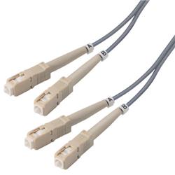 Picture of OM1 62.5/125, Multimode Fiber Cable, Dual SC / Dual SC, 20.0m