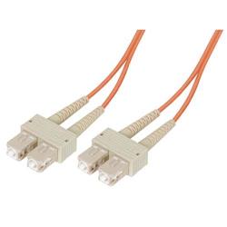 Picture of OM1 62.5/125, Multimode Fiber Cable, Dual SC / Dual SC, Orange 15.0m