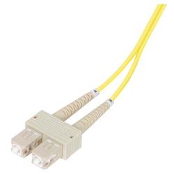 Picture of OM2 50/125, Multimode Fiber Cable, Dual SC / Dual SC, Yellow 1.0m