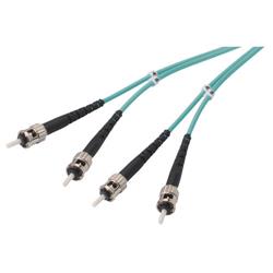 Picture of OM3 50/125, 10 Gig Multimode Fiber Cable, Dual ST / Dual ST, 3.0m