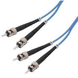 Picture of OM1 62.5/125, Multimode Fiber Cable, Dual ST / Dual ST, Blue 1.0m