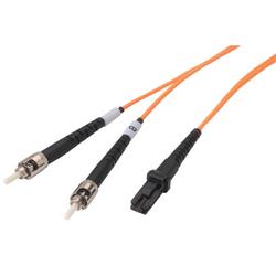 Picture of OM2 50/125, Multimode Fiber Cable, Dual ST / MT-RJ, 3.0m
