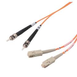 Picture of OM2 50/125, Multimode Fiber Cable, Dual ST / Dual SC, 2.0m