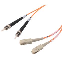 Picture of OM2 50/125, Multimode Fiber Cable, Dual ST / Dual SC, 100.0m