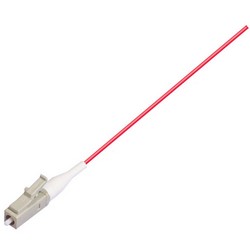 Picture of OM1 62.5/125  900um Fiber Pigtail LC, Red 1.0m