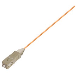 Picture of 10 Gig, OM3 50/125  900um Fiber Pigtail SC, Orange 1.0m