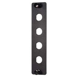 Picture of FSP Sub Panel, Blank Sub Panel with (4) 0.5" D-Hole Openings, Black