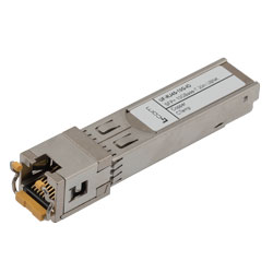 Picture of Fiber Optic Transceiver, SFP+, RJ-45, Copper 30m, 10GBase-T, Wirebale, Brocade/Foundry