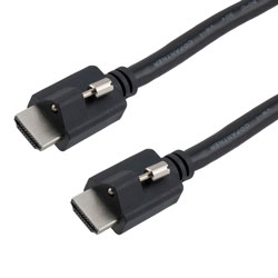 Picture of HDMI 2.1, Male Top Screw to HDMI Male Top Screw, 1 meter