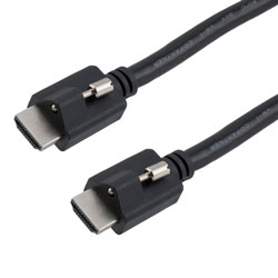 Picture of HDMI 2.1, Male Top Screw to HDMI Male Top Screw, 2 meter