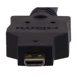 Picture of HDMI A Female to HDMI D Male Dongle Cable