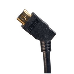 Picture of High Speed HDMI  Cable with Ethernet, Male/ 45 Degree Angle Male, Right Exit 3.0 M