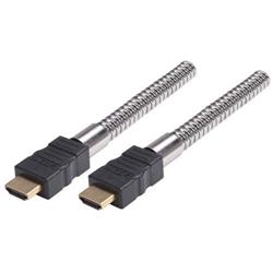 Picture of Metal Armored HDMI   Cable with Ethernet, Male/Male 0.5M