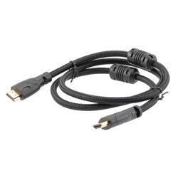 Picture of Nylon Braided Cable, HDMI 2.0 Male to Male with Ferrites, Supports 4K Resolution, 1 Meter