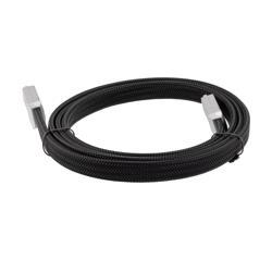Picture of Nylon braided Black PVC Cable, Flat HDMI Male to Male, Supports 4K Resolution, 3 Meter