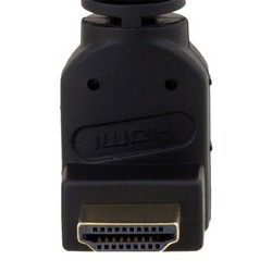 Picture of HDMI A Right Angle Male to HDMI A female Dongle Cable