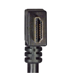 Picture of High Speed HDMI  Cable with Ethernet, Male/ Right Angle Male, LSZH, Right Exit  3.0 M