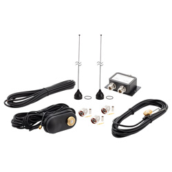 Picture of Dual Band Duplexed Antenna Kit with GPS 108-174 380-870 MHz NMO Mount/N Type Connectors