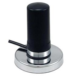 Picture of 2.4 GHz 3 dBi Black Omni Antenna w/ Magnetic Mount - RP-SMA Plug Connector