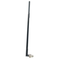 Picture of 2.4 GHz 9 dBi  Rubber Duck Antenna - N-Female Bulkhead Connector