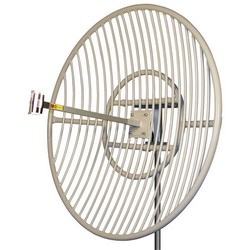 Picture of 2.4 GHz 30 dBi Steel Grid Antenna - N-Female Connector