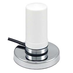 Picture of 2.4/4.9-5.8 GHz 3 dBi White Omni Antenna w/ Magnetic Mount - RP-SMA Plug Connector