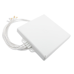 Picture of 2.4/4.9-5.8 GHz, 8 dBi 4-Element Dual Polarized Flat Panel Antenna, (4) RP-SMA Plug Connectors