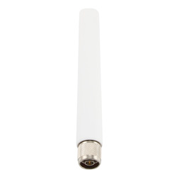Picture of 615 MHz-960 MHz / 1710 MHz-2700 MHz, 0-3.5 dBi, 4G 5G Omni antenna, Indoor / Outdoor rated, White - N Type Male Connector