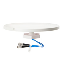 Picture of 617-960 MHz/1350-2700 MHz/3300-3800 MHz/4900-6000 MHz Low PIM Rated HH-pol MIMO Omni DAS Antenna, Low Profile, 2 x Type N Female Connector