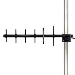 Picture of 880 MHz to 960 MHz 9 dBi Yagi Antenna, 36in LMR400 coax with Type N Female Connector, Adjustable Polarization Fully Welded Aluminum