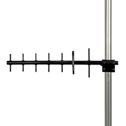 Picture of 880 MHz to 960 MHz 11 dBi Yagi Antenna, 36in LMR400 coax with Type N Female Connector, Adjustable Polarization Fully Welded Aluminum