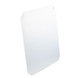 Picture of Blank Aluminum Mounting Plate for 12x10x6 Polycarbonate Enclosures