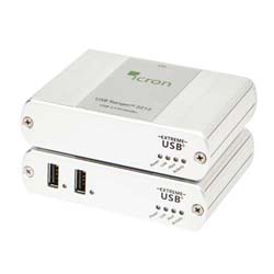 Picture of Icron USB 2.0 Ranger 2212 2-Port Cat5e (or better) USB Extender System with Remote Power (100m Max)
