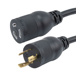 Picture of L5-20P - L5-20R Lck Power Cord, 20A, 125V, 10 FT