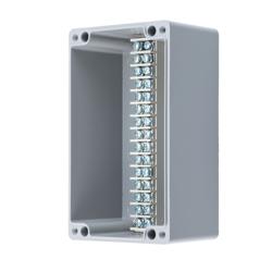 Picture of Aluminum Terminal Box, 15 point, Center mounting