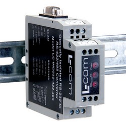 Picture of L-com Industrial RS232 to RS422/485 Converter, Din Rail Mountable