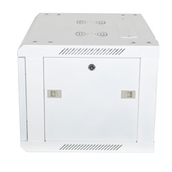 Picture of 19 inch wide Network Cabinet, 9U, 17.7 inch (450mm) depth, RAL9003-Signal White