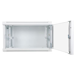 Picture of 19 inch wide Network Cabinet, 9U, 17.7 inch (450mm) depth, RAL9003-Signal White