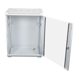 Picture of 19 inch wide Network Cabinet, 12U, 17.7 inch (450mm) depth, RAL9003-Signal White
