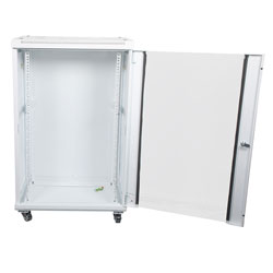 Picture of 19 inch wide Network Cabinet, 22U, 23.6 inch (600mm) depth, RAL9003-Signal White