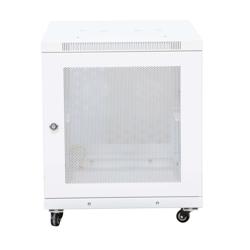 Picture of 12U, Mid-Depth 33 inches (840mm), Networking 19-inch Rack Cabinet, RAL9003-Signal White